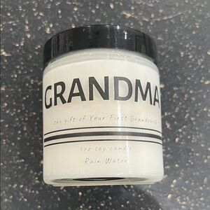 White 4 oz - Rain Water Scented Soy Candle